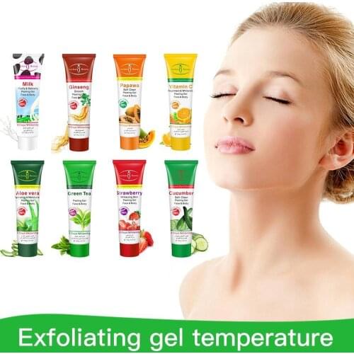 Beauty Fruit Exfoliating Cream Scrub Peeling Gel Face Body Skin Moisturizing Face Whitening Cream Hand Body Care