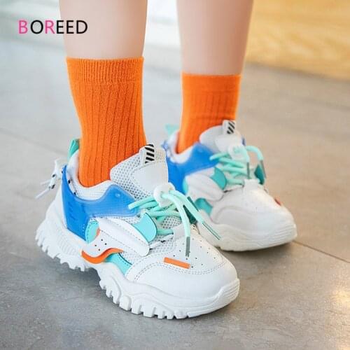 2021 High Quality Fashion Children Shoes Sports Shoes For Girls Boys Breathable Mesh Sneakers Kids Girls Shoes Chaussure Enfant