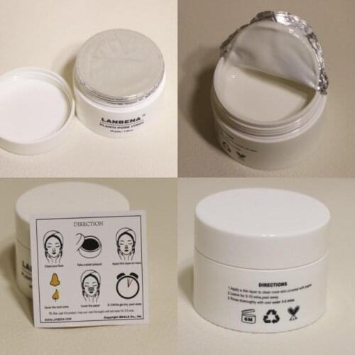 LANBENA Face Blackhead Remover Mask Skin Care Acne Repair Nose Mud Peel Mask Black Head Remove Peeling Off Stickers TSLM1