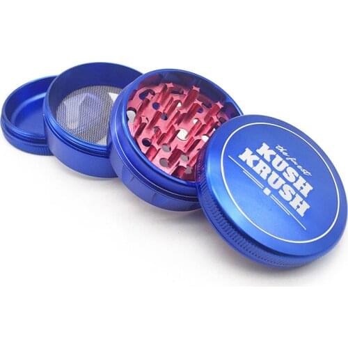 Smoking accessories herb grinder 63mm 4-layer aluminum alloy drum type brand smoke grinder