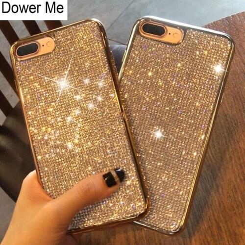 Fashion Full Bling Crystal Diamond Rhinestone Electroplate Case Cover For iPhone 12 Mini 11 Pro Max XS Max XR X 8 7 6 6S Plus SE