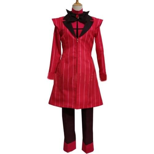 2020 New Style Hazbin Cosplay Hotel ALASTOR Uniform Cosplay Costume Adult Men Halloween Carnival Christmas Costumes