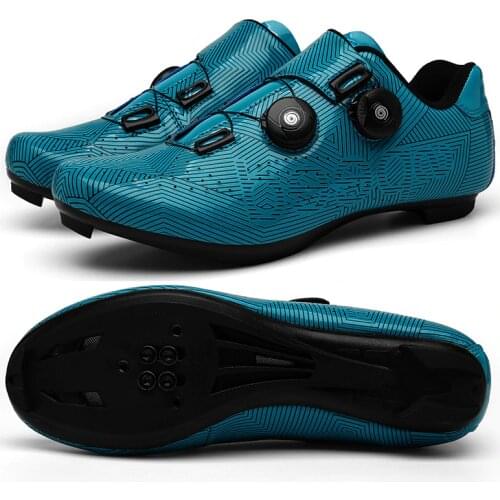 2019 New ultralight road bike shoes non-slip wear-resistant professional outdoor sports mountain bike self-locking cycling shoes