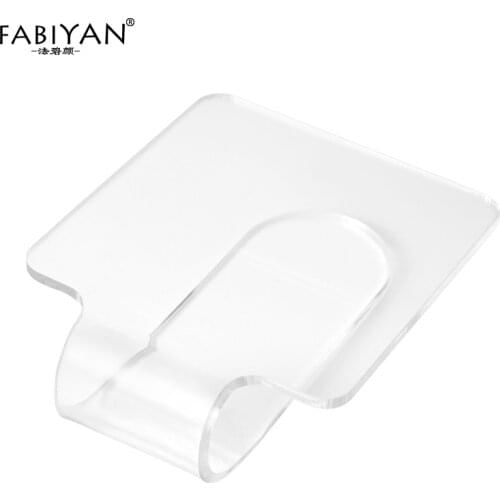 Nail Art Palette Clear Acrylic Polish Gel Makeup Foundation Eyeshadow Cream Mixing Pigment Manicure DIY Plates Tool