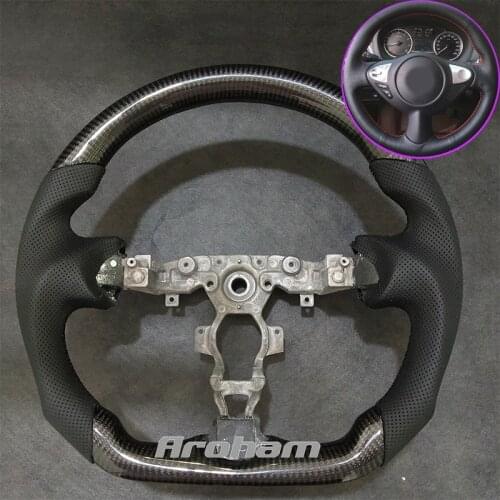High Quality Carbon Fiber Steering Wheel For Nissan Sentra Juke Maxima Infiniti FX FX35 FX37 FX50 2009 2010 2011 2012 2013 2014
