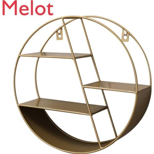 Modern Bedroom Iron Shelf Living Room Room Wall Decorations Pendant Wall Wall Hangings