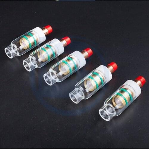 5PCS/lot Argon arc welding gun accessories WP18/26/17 welding gun transparent quartz nozzle inner diameter 11mm