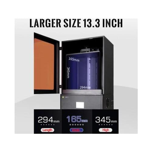 YIDIMU SLA/LCD/DLP Larger Size 13.3Inch 4K 3D Printer UV Light Cure Laser Photon 3D Printer 4K Resin 3D Drucker