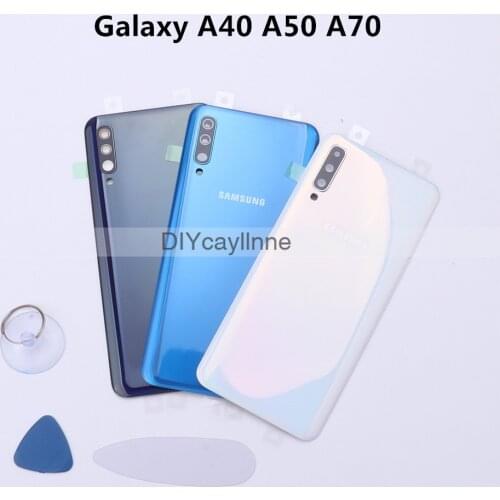 Back Rear Cover For Samsung Galaxy A40 A50 A70 A405F A505F A705F Battery Door Housing Battery back cover