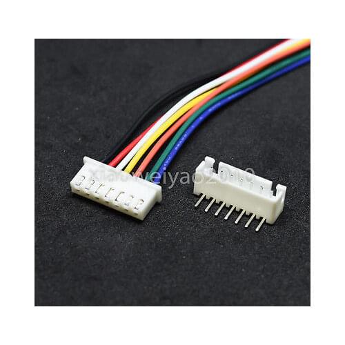 10 sets 7P Right Angel Plug XH2.54 2.54mm Pin Wire Cable Length = 30cm