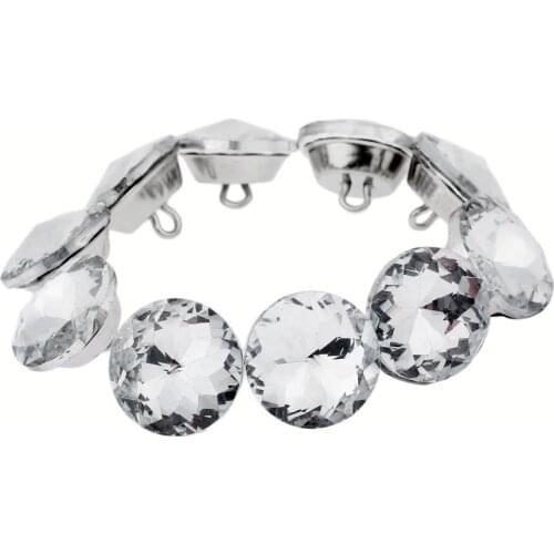 10Pcs Sewing Buttons Diamond Crystal Beautiful Upholstery Headboard Buttons Sofa Wall Party Wedding Decoration Buttons 20/25mm