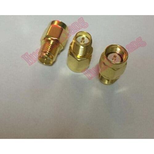 10PCS/Lot SMA Male Plug to SMA Female Plug RF Coaxial antenna Adapter connector inner needle