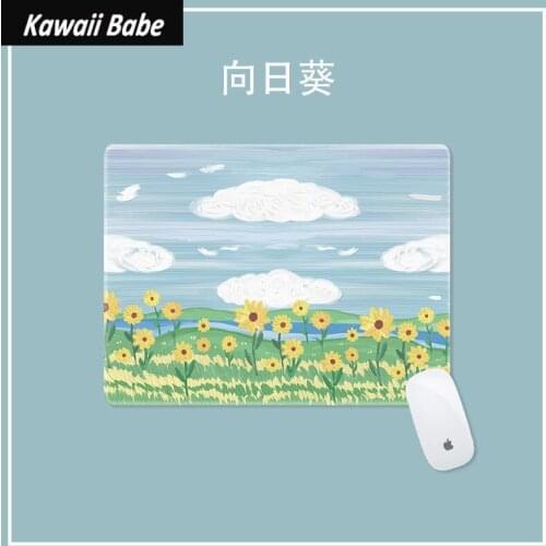 21*18 Cute Mouse Pad Deskpad Gaming Wrinting Kawaii Desk Mats Cute Mousepad Mats for Office Home PC Computer Keyboard Protector