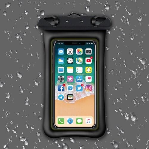 6 inch Float Airbag Waterproof Diving Swimming Bag Dry Underwater Pouch Cell Phone Case Cover For Swim Diving Surfing Beach