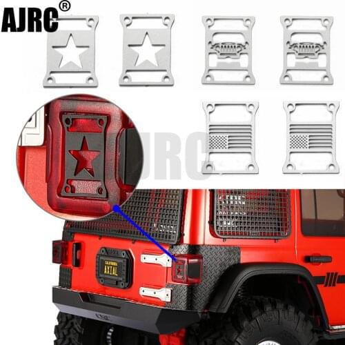 AJRC AXIAL SCX10 III JEEP Wrangler taillight trim SCX10 taillight cover AXI03007 metal taillight cover
