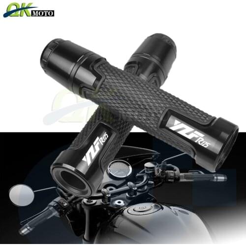 7/8''22mm Motorcycle Accessories CNC Aluminum plastic handlebar grip and handle Slider Cap Plug fit For Yamaha FJR1300 YZF R125