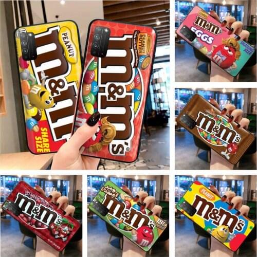 M&Ms Chocolate Phone Case for Huawei Honor 30 20 10 9 8 8x 8c v30 Lite view 7A pro