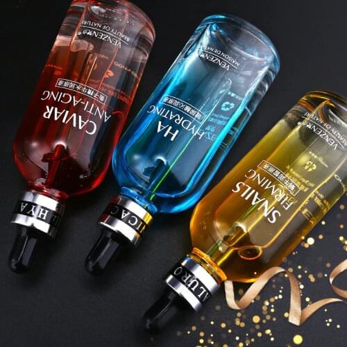 Hyaluronic Acid Serum For Face Caviar Snail Essence 24k Gold Hydrating Moisturizing Collagen Anti Wrinkle Anti-Aging Whitening M