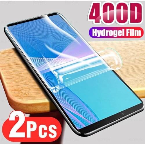 2Pcs Full Cover Hydrogel Film For Sony Xperia 10 III Screen Protection For Xperia10 5 1 II III Pro Plus Protector Film Not Glass