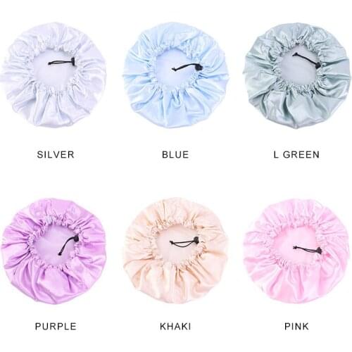 Hot Sale Hair Cap For Sleeping Children And Womens Hat Double-Layer Waterproof Bath PE Chemotherapy Styling Coloring