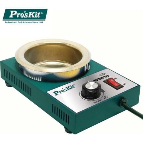Proskit Solder Pot Temperature Controlled Tin Stove Melting flux Tin Pot Tin Can Desoldering Melting Furnace Tinning Tools