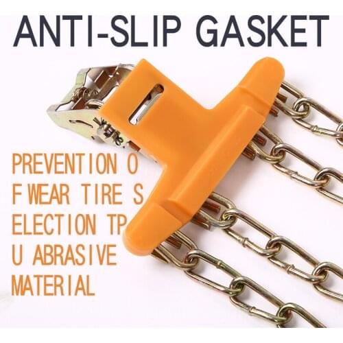 China Wholesale No Turbulence Tyre Chain Shortening Braking Distance Anti-skidding Chains Safe Driving