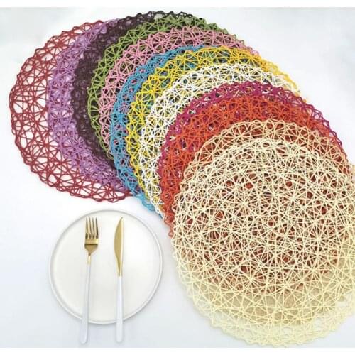 Bowl Mat Multifunctional Wear Resistant Paper Home table Decoration Placemats for Cafes Table Mat Bowl Pad Heat Insulation Paper