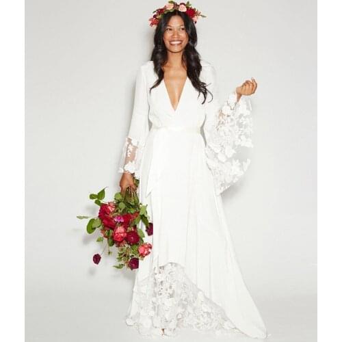 La estrella de mar Long Sleeve Wedding Dresses