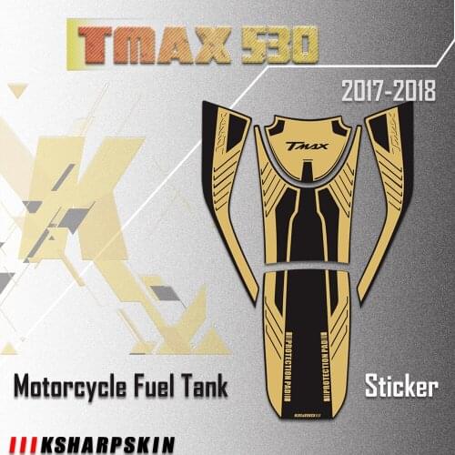 Motorcycle 3D decals moto fuel tank pad decal protection decoration stickers For YAMAHA TMAX530 2017-2018 t max 530
