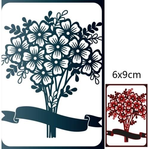 Metal Cutting Dies FLOWERS CARD TEMPLATE New for decor card DIY Scrapbooking stencil Paper Album template Dies 60*90cm