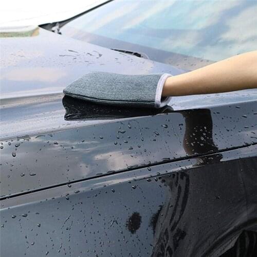 2019 New Car Cleaning Tools Nano Grinding Washing Gloves Strong Decontamination Removing Sludge Gloves Wash Car Auto Accessories