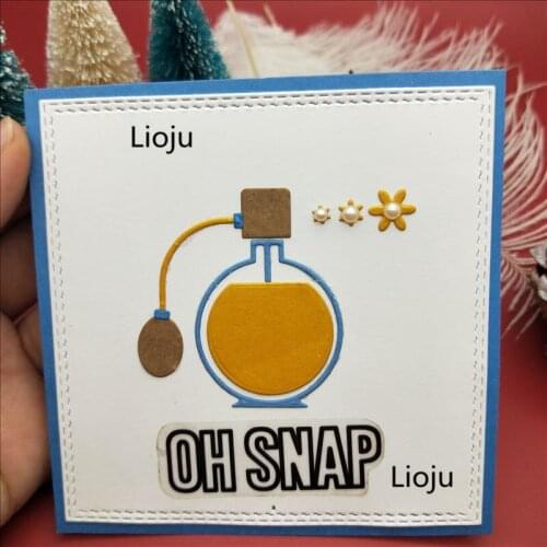 New 2020 perfume bottle Metal Cutting Dies Stencils for DIY Scrapbooking Album Paper Cards Embossing Die Cuts