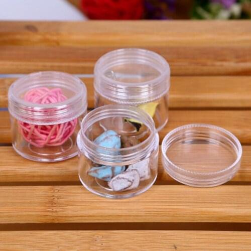 15g Transparent plastic cream Bottle makeup cosmetic organizer Jewelry sample Travel portable Trial Pack Cosmetic storage box