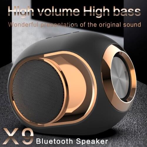 Portable Wireless Speaker Bluetooth Speaker TWS Stereo Speaker 3D Bass Speaker with Hands Free Call for for IOS Android