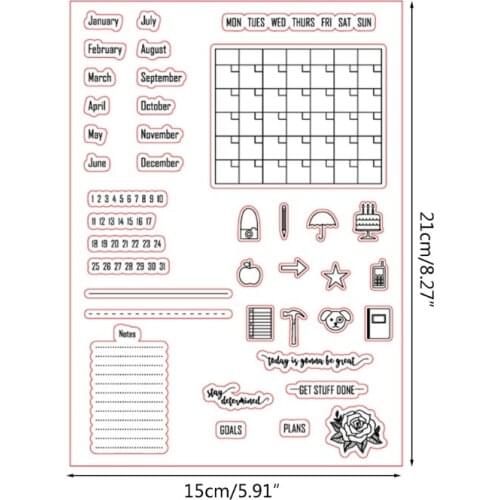 Hand Account Silicone Clear Seal Stamp DIY Scrapbooking Embossing Photo Album