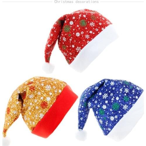 Merry Christmas Santa Claus Hat Christmas Decorations For Home Xmas Dinner Party Decor Hapyy New Year 2021 Xmas Ornaments Gifts