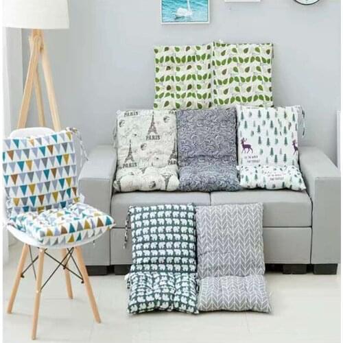 Cushion One-Piece Office Sedentary Backrest Sofa Chair Cushion Stool Cushion Tatami Winter removable40*80cm