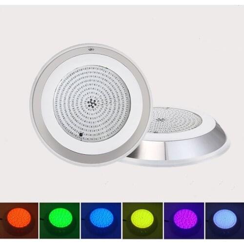 Modern Stainless Swimming Pool Lights Par56 IP68 Submersible Lamp LED Underwater Light RGB Multi-color AC12V Fountain Wall Lamps