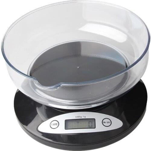 5000g * 1g Mini Kitchen Scale High Precision LCD Digital Display Scale Gram Weighing Scale for Food Jewelry Measure