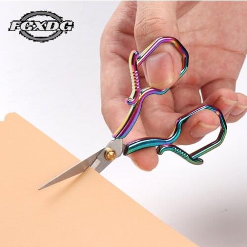 Vintage Stainless steel scissors For Sewing And Needlework DIY Craft Supplies Embroidery Sewing Scissors Dressmaking Scissors