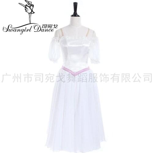 Degas Diamond Variation Professional Romantic Ballet Long Dress Women Wihte Romantci Ballet Cosutmes LT0017