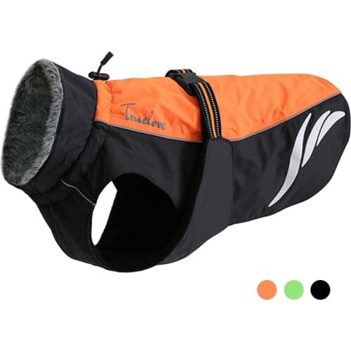 Truelove Dog Winter Coat Outdoor Waterproof Dog Coat Clothes Jacket Winter Warm Padded Vest Clothes for Small Medium Large Dogs
