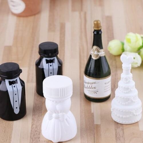 10pcs/lot Empty Bubble Soap Bottles Wedding Decoration Mariage Boda Childrens Toy Bubbles Maker Kids Outdoor Toys