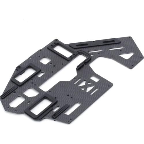ALZRC - Devil 500 Helicopter Parts 500 Pro Carbon Fiber Main Frame - R/1.6mm D50P029-R