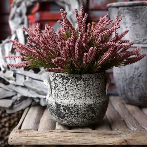 Lavender Bouquet Simulation Flower Artificial Fruit Green Plant for Home Bar Hotel Decoration 35cm One Bouquet