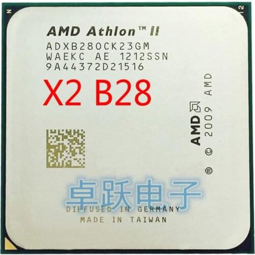 AMD Athlon II X2 B28 3.4 GHz dual-core CPU Processor Socket AM3 free shipping