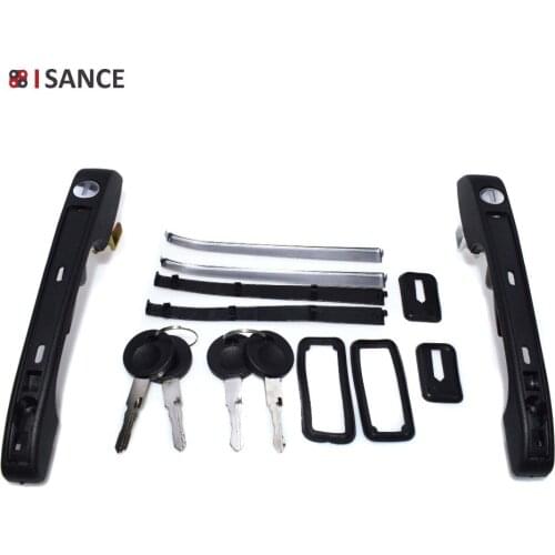 ISANCE Outside Door Handle Front Left Right 193839205 193839206 For VW Golf Jetta Quantum Rabbit Pickup Scirocco 1979 1980-1992