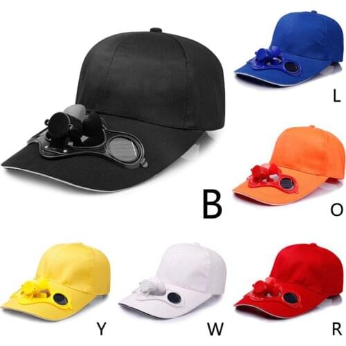 Summer Sport Outdoor Bicycling Climbing Hat Solar Sun Power Cooling Fan Cap With Cycling Energy Save Air Cooler Fan