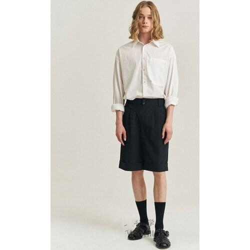 Mens Fashion Male Harem Casual Cotton Multi-pocket Jogger Shorts White/black/khaki Beach Shorts Plus Size