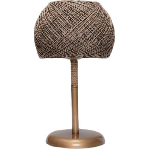 Hmydesing New Season Fashion Trend Vintage Modern Design Bedroom Office Home Living Room Table For Agree Lampshade Jute Black